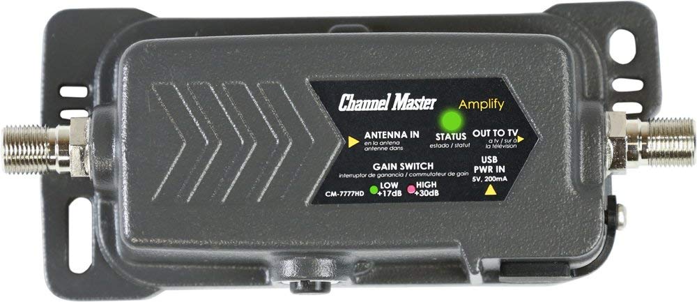 Channel Master CM-7777HD TV Antenna Amplifier with Adjustable Gain