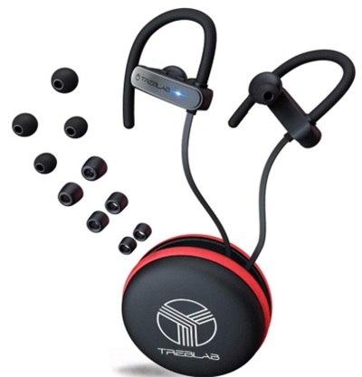 TREBLAB XR800 Bluetooth Headphones, Best Wireless Earbuds for Sports