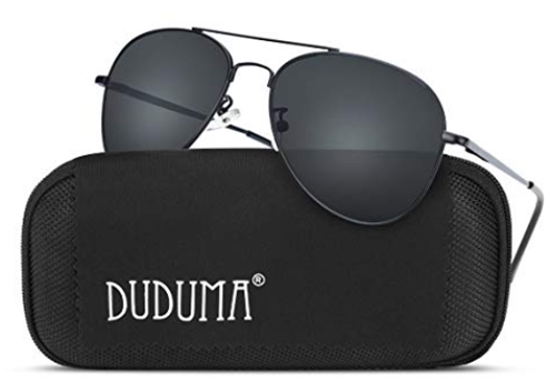 Duduma Premium Classic Aviator Sunglasses with Metal Frame Uv400 Pro