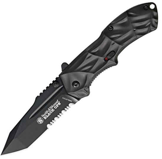 Smith & Wesson Black Ops Assisted Opening Knife-3rd Gen, Black _ Sp