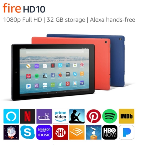 Fire HD 10 - Amazon Official Site - Our largest display now with Alexa hands-fre